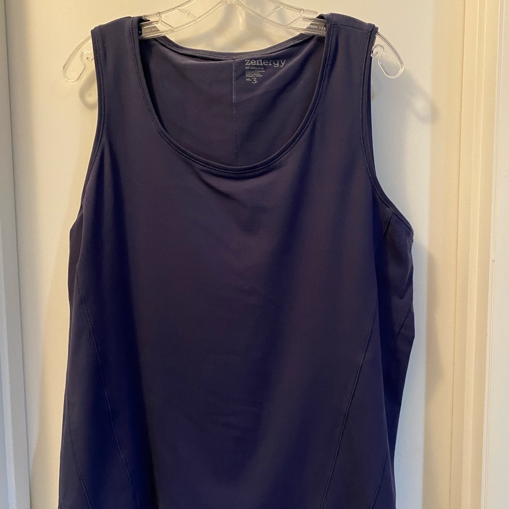 Zenergy/Chicos Blue Tank NWT Size 3 (Large)